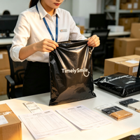 PPWR Vente en gros de sacs d'expédition en polyéthylène imprimés sur mesure, 100% recyclables, sacs d'expédition écologiques, imperméables, pour vêtements