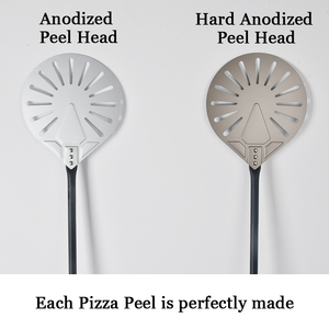 Pelle à <span class=keywords><strong>pizza</strong></span> professionnelle en métal surdimensionnée, longue et ronde, en aluminium, avec manche amovible et réglable - Product Image 3