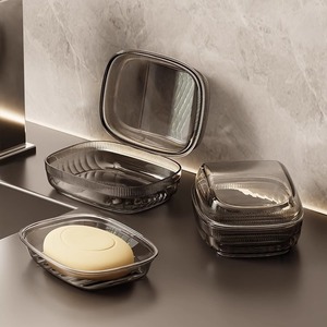 Tùy Chỉnh Ánh Sáng Sang Trọng Nhựa Hộp Xà Phòng Với Nắp Hai Lớp Cống Cho Nhà Hoặc Khách Sạn Phòng Tắm Bán Buôn Xà Phòng Giá - Product Image 1