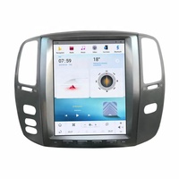 Radio Estéreo Android Auto CarPlay Estilo Tesla de 12.1 Pulgadas con Navegación GPS para Lexus LX470 2004-2006 Land Cruiser LC100 2003-2007