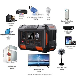 Batería Portátil para Viajes al Aire Libre, 300Wh, UPS, Fuente de Alimentación para Auto, Batería de CA Portátil - Product Image 4