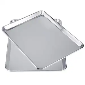 Nieuwe Aankomst Keukengerei Puur Aluminium Rechthoekige Bakplaat 40*60 Stoomplaat Bakplaat Bakplaat