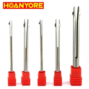 HOANYORE CNC Deburring Device Double Sided 0.8-11.1mm Tungsten Steel Chamfering Knife Burrs Metal Holes PCD Coated Mill Product
