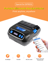 Mini imprimante d'étiquettes thermiques Portable 3 pouces 80mm compatible avec Android IOS imprimante sans fil TPL80