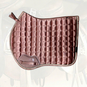 HMGLOBAL GP Almohadilla para Silla de Montar HMG-SP-6066 de Tela de Algodón Satinado, Clásica, Cómoda y Duradera, con Parche de Cincha a Juego - Product Image 1