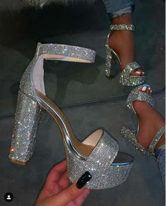 high heels with bling