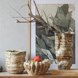 <span class=keywords><strong>Set</strong></span> di Vasi in Ceramica di Lusso Fatti a Mano, Design Moderno Astratto in Stile Europeo Antico per Decorazione Casa - Product Image 1