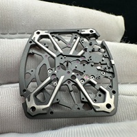 Montre mécanique haut de gamme personnalisée avec cadran multifonctionnel, boîtier en fibre de carbone, montre de sport pour homme, étanche