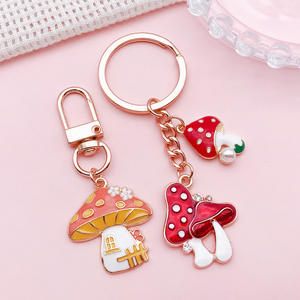 Pendentif en alliage émail maison champignon Thanksgiving Accessoires pendentifs Diy Charms - Product Image 2