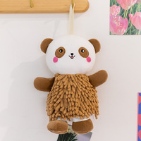 Doudou Ours de Dessin Animé Multifonctionnel Créatif en Peluche de Coton PP à Forte Absorption d'Eau pour Princesse