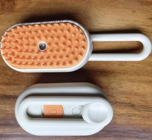 Cepillo de Masaje Eléctrico para Mascotas con Mango, Cepillo de Vapor 3 en 1 para Gatos, Cepillo de Vapor con Mango para Mascotas, Peine para Mascotas con Vapor para Perros - Product Image 6
