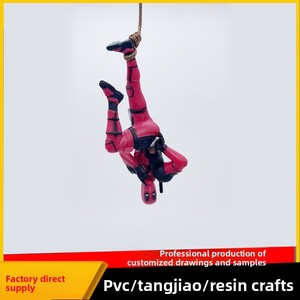 Pendentif <span class=keywords><strong>de</strong></span> rétroviseur <span class=keywords><strong>de</strong></span> voiture Deadpool, figurine <span class=keywords><strong>de</strong></span> personnage coquin, <span class=keywords><strong>décoration</strong></span> intérieure, cadeau <span class=keywords><strong>de</strong></span> <span class=keywords><strong>Noël</strong></span> créatif pour homme - Product Image 2