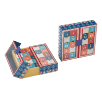Coffret cadeau personnalisé à double porte avec calendrier coffret cadeau Boîte aveugle Boîte mystère Boîte en papier créative haut de gamme Cadeaux d'anniversaire