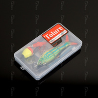 Tolure Manufacturer umpan pancing sambungan keras 130mm 42g, Robot ikan 4 bagian otomatis sambungan Multi elektrik