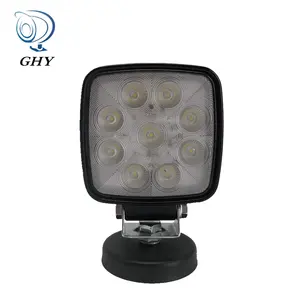 New 4 Inch Square 27W LED Work Light Super Bright 9 Leds Driving Lamp For Forklift Offroad Truck