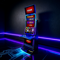 Gabinete de Juegos con Monitor Curvo Táctil de 43 Pulgadas, Gráficos Personalizados para el Mercado de Georgia, Negocio de Clubes de Juegos para Adultos