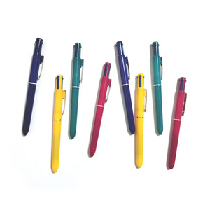 Stylos à bille écologiques en gros pour fournitures scolaires, cadeaux, 4 en 1, multicolores, 0,7 mm, non effaçables, impression UV sur plastique, logo personnalisé - Product Image 4