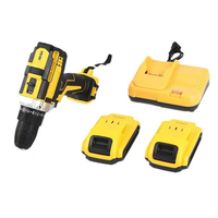 Kits d'outils électriques en gros avec perceuse sans fil, ensemble d'outils professionnels pour la maison, kit d'outils manuels de bricolage