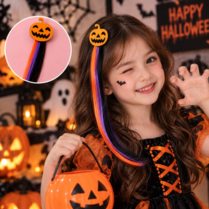 Halloween Wig <strong>Costume</strong> Duckbill Clip Halloween Hair Extension Clips for Girls colored Synthetic Hair clip Accessories for <strong>Costume</strong> - Product Image 6