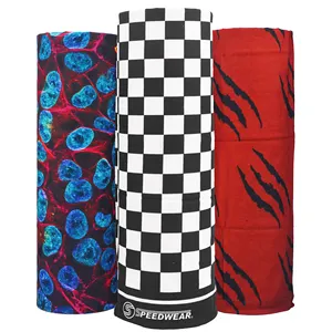 Promotional Custom Printed Bandana Headwear Polyester Seamless Tube Bandana Scarf Head Warmer Face Buffs Neck Gaiter For Men