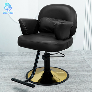 Rita silla de barbero negro mate Silla de salón superior <span class=keywords><strong>para</strong></span> barbería Muebles de salón de Estilo Vintage <span class=keywords><strong>para</strong></span> peluquería - Product Image 6