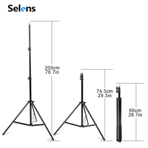 Supporto <span class=keywords><strong>per</strong></span> Sfondo Fotografico Selens 150x200cm Tipo T in Metallo e PVC, Stand Portatile con Barra Trasversale - Product Image 4