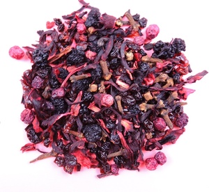 Fiore creativo frutta in tè sfuso lilla mirtillo rosso fiori di ibisco misto ribes nero gelso detox beauty <span class=keywords><strong>tea</strong></span> - Product Image 1