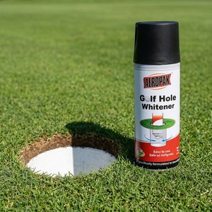 Pintura en <span class=keywords><strong>Aerosol</strong></span> Aeropak de 200 ml, Revestimiento Líquido de Larga Duración, Resistente al Desgaste, Alta Cobertura, Blanqueador <span class=keywords><strong>para</strong></span> Hoyos de Golf - Product Image 1