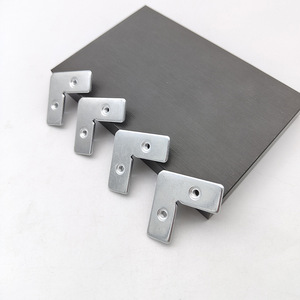 Support d'angle en aluminium 38x15mm, connecteur à angle droit de 90 degrés, quincaillerie de meubles, fixateur durable - Product Image 1