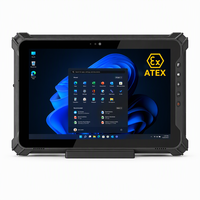 Tablette robuste Atex Windows 10,1 pouces, étanche IP65, lecteur de codes-barres 2D, luminosité élevée 700 nits, terminal industriel pour entrepôt