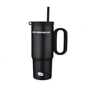 Vaso Térmico Personalizado Libre de BPA de 24 oz/750 ml, de Gran Capacidad, para Viajes y Auto, de Acero Inoxidable 316, Elegante, con Pajita - Product Image 4