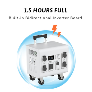 โรงงานจีนผลิตเครื่องกำเนิดไฟฟ้าพกพา AC 3000W แบตเตอรี่ 2560Wh สำหรับตั้งแคมป์กลางแจ้ง - Product Image 3
