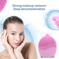 Rechargeable Sonic Vibration Silicone Brosse De Nettoyage Du Visage Nettoyage En Profondeur Visage Instrument