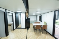 Maison conteneur préfabriquée extensible 20 pieds 40 pieds, bâtiments modulaires, mini-maisons mobiles, villas 4 chambres
