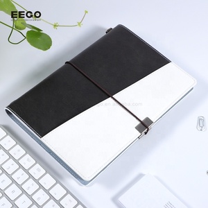 Chất lượng cao tùy chỉnh A5 mềm Bìa du khách Da Nhật ký Tạp Chí bằng văn bản bơm lại máy tính xách tay với ban nhạc đàn hồi - Product Image 2