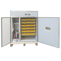 Prix usine – Incubateur entièrement automatique de 1056 œufs avec souffleur latéral, machine à couver 220V en acier inoxydable pour dindes