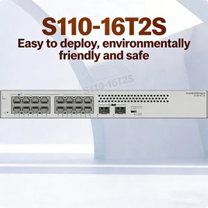 Commutateur SOHO Hua Wei S110 Series S110-16T2S (16 ports Ethernet 10/100/1000BASE-T, 2 ports SFP Gigabit) Garantie 1 an - Product Image 1