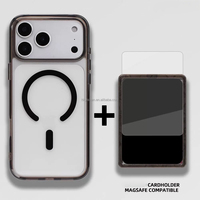 Funda Protectora para Teléfono con Diseño de Personajes de Dibujos Animados, con Ranura para Tarjetas, para iPhone, Material TPU y PC, 64x89mm, Gran Venta
