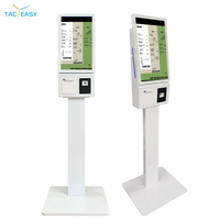 Kiosque tactile public de 23/27 pouces avec terminal de paiement et imprimante, matériel Android/Windows, offre en stock