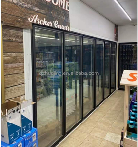 Equipment Chiller Room Sandwich and Walk in Cooler Glass Doors With Shelves for Beverage and Frozen Food - Product Image 5