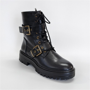 TW2502-02 Wholesale OEM Hot Sale All Seasons Ankle Boots Customized Women's Ankle Boots Plus Size Zipper Toe Boots
