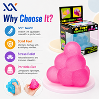 Nouveau style cube triangulaire en maltose, jouet anti-stress souple et coloré à remontée lente, unisexe, à partir de 14 ans - Vente chaude