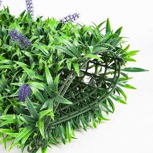 Morden UV style décoration de la maison extérieur fausse herbe haie <span class=keywords><strong>Jungle</strong></span> Vertical vert suspendu plante artificielle herbe mur - Product Image 3