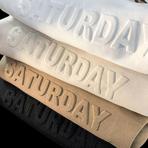 Sudaderas con Capucha Extra Grandes de Algodón Pesado de 500 Gsm, 100% Algodón, Personalizadas con Estampado Gráfico 3D para Hombre, Sudaderas con Capucha en Relieve - Product Image 1