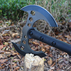 Hache de survie tactique double tranchant multi-fonctions pour camping et extérieur, modèle Yangjiang LSD-809 - Product Image 3