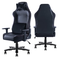 Grande-Bretagne haute qualité Sedie Gaming mécanisme d'inclinaison noir cuir synthétique Pu ordinateur Style course Gamer Chaise chaise de jeu