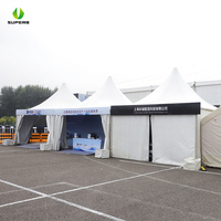 Tente Pagode Portable en Forme de Cône avec Logo Personnalisé pour Stand d'Exposition Extérieur, Promotion Commerciale et Abri d'Ombre pour Événements