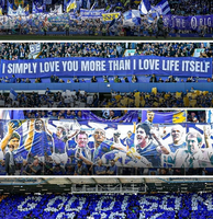Bannière de club de football imprimée en couleur, drapeau de campagne, bannière latérale de terrain, bannière de supporter de football pour événements sportifs et manifestations d'équipe