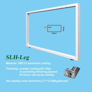 Bán buôn văn phòng hiện đại Đồ nội thất khung thép 3 chỗ ngồi bàn văn phòng - Product Image 5