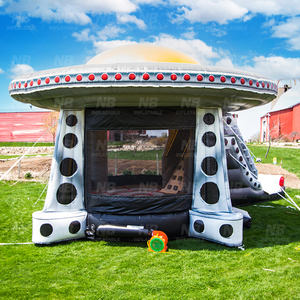 ลูกโป่งจานบินฮีเลียมยูเอฟโอเป่าลมได้ลูกโป่งเป่าลมขนาดยักษ์สำหรับตกแต่งธีมงานปาร์ตี้ - Product Image 5